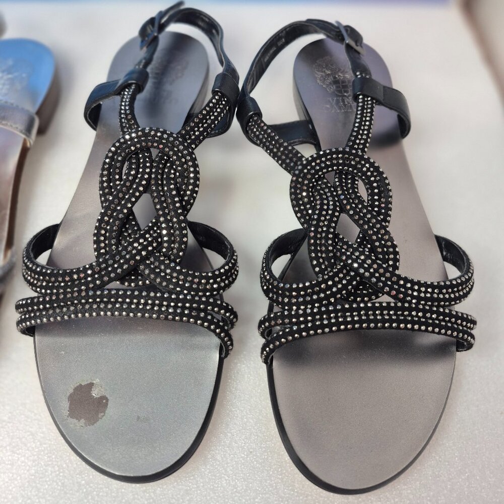 Vince Camuto Jalina Sandals ~ black and silver